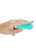 Вибратор на палец с рельефом Aria Blush, силиконовый, бирюзовый T331813 фото 4