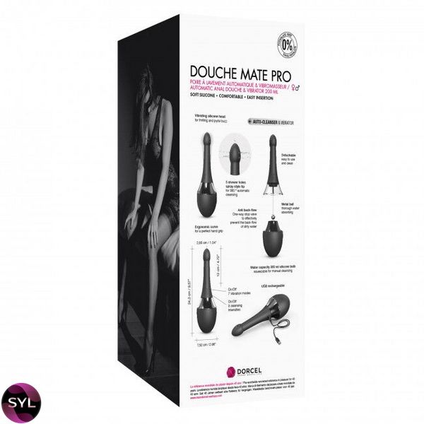 Автоматический анальный душ-вибратор Dorcel Douche Mate Pro SO5532 фото