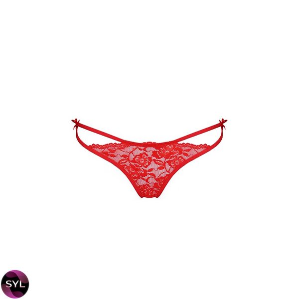 Трусики на зав'язочках з боків WARDA THONG red - Passion Exclusive PS26701 SafeYourLove