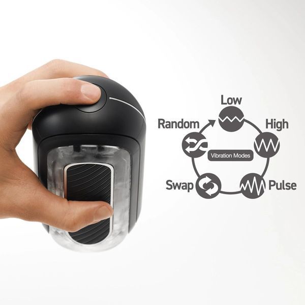 Masturbator Tenga Flip Zero Gravity Electronic Vibration, color Black
