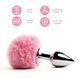 Zatyczka analna FeelzToys - Bunny Tails Butt Plug w kolorze, kolor Pink