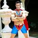 Мужской эротический костюм супермена "Готовый на всё Стив": плащ, портупея, шорты, манжеты SO2292 фото 4