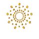 Украшения для груди со стразами MIMI Classic цвет: золотистый Bijoux Indiscrets (Испания) B0038 фото 2
