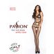 Бодістокінг Passion BS032 black, комбінезон, топ і велика сітка PBS032B фото 5 Safeyourlove