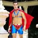 Мужской эротический костюм супермена "Готовый на всё Стив": плащ, портупея, шорты, манжеты SO2292 фото 1