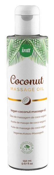 Масажна олія Intt Coconut Vegan (150 мл) SO5974 SafeYourLove