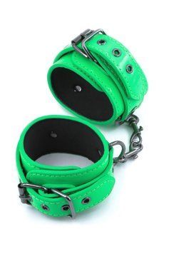 Оковы NS Novelties ELECTRA ANKLE CUFFS GREEN NS280963 фото