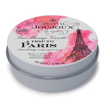 Масажна свічка Petits Joujoux - Paris - Vanilla and Sandalwood (43 мл) з афродизіаками SO3171 SafeYourLove