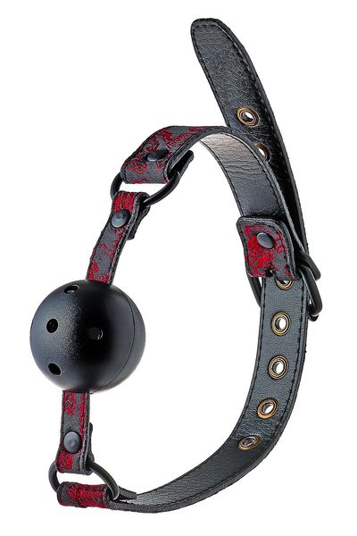 Кляп BLAZE DELUXE BREATHABLE BALL GAG, Червоний, Регульований DT21533 SafeYourLove