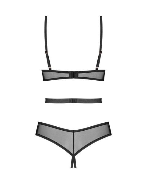 Боди Obsessive Euridia crotchless teddy, размер XS SX3574 фото
