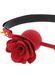 Taboom Wild Roses Ball Gag czarno-czerwony