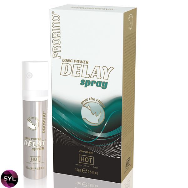 Продовжуючий та ерекційний спрей для чоловіків Prorino long power Delay Spray, 15 мл HOT78300 SafeYourLove