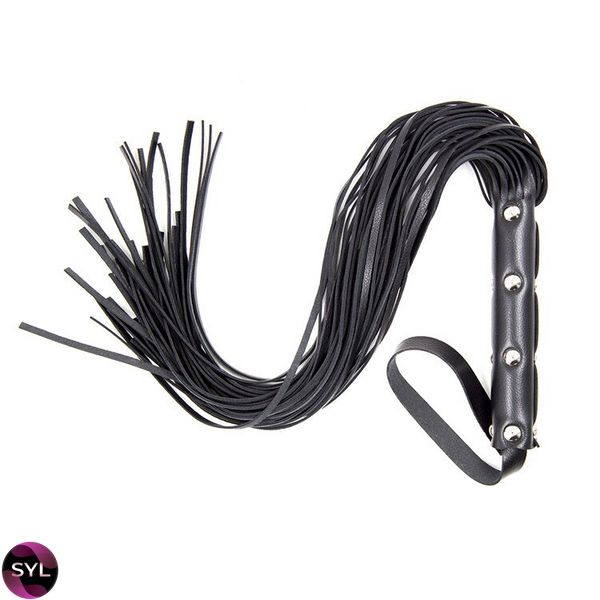 Флоггер черный DS Fetish Stud flogger black 292400107 SafeYourLove