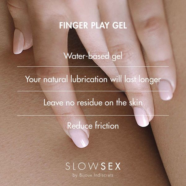 Żel do pieszczot i masturbacji Slow Sex marki Bijoux Indiscrets FINGER PLAY