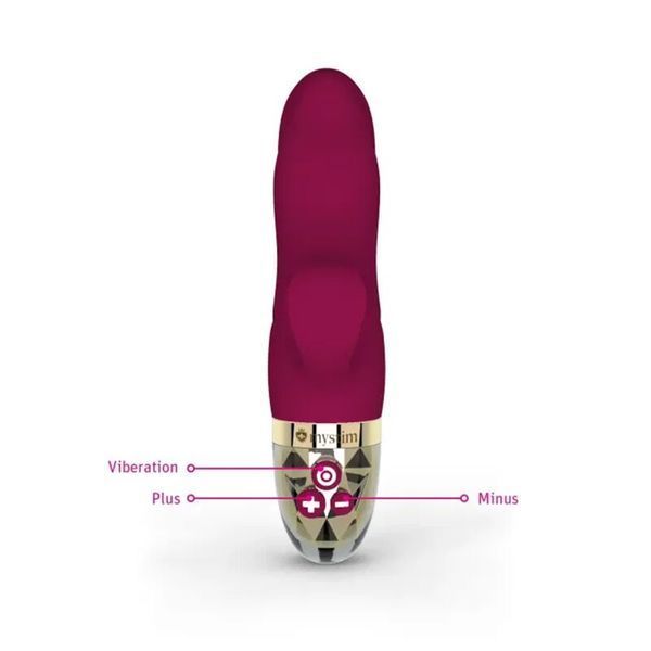Rabbit vibrator Mystim Hop Hop Bob Fuchsia, powerful motor, 8 modes, Fuchsia