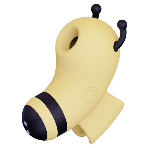 Vacuum stimulator with microcurrents CuteVibe Beebe, on the finger, color Yellow