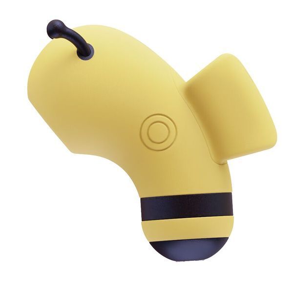 Vacuum stimulator with microcurrents CuteVibe Beebe, on the finger, color Yellow