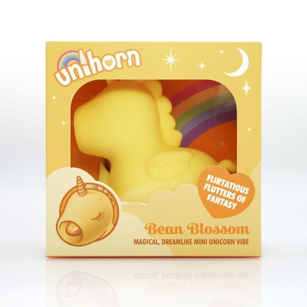 Unihorn vibrator - Bean Blossom, pulsating tongue