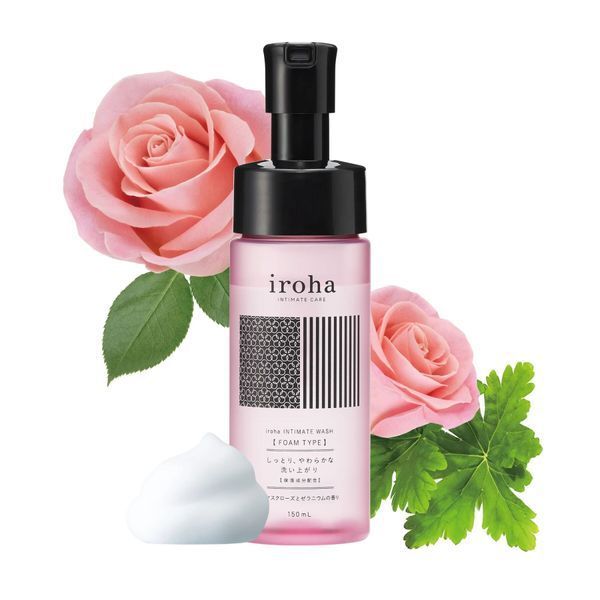 Пена для интимного ухода Iroha Intimate Wash Foam Type Damask Rose and Geranium 150 мл SX3495 фото
