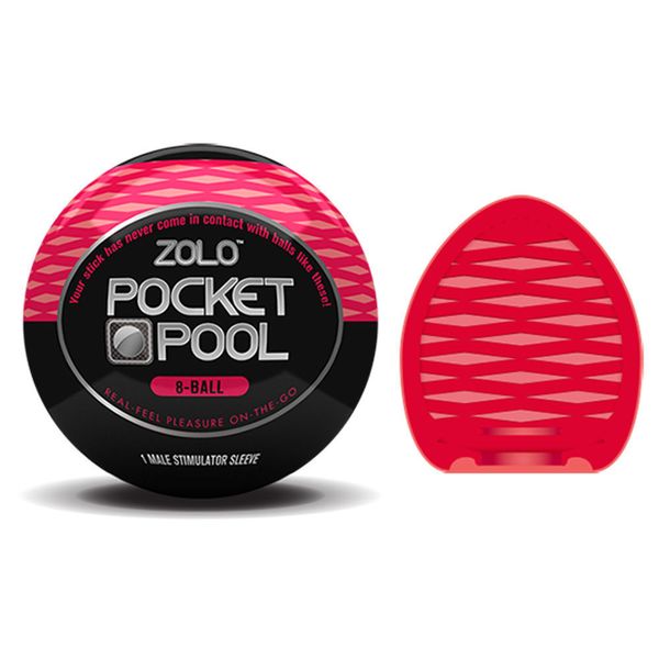 Мастурбатор ZOLO POCKET POOL 8 BALL T670012 фото