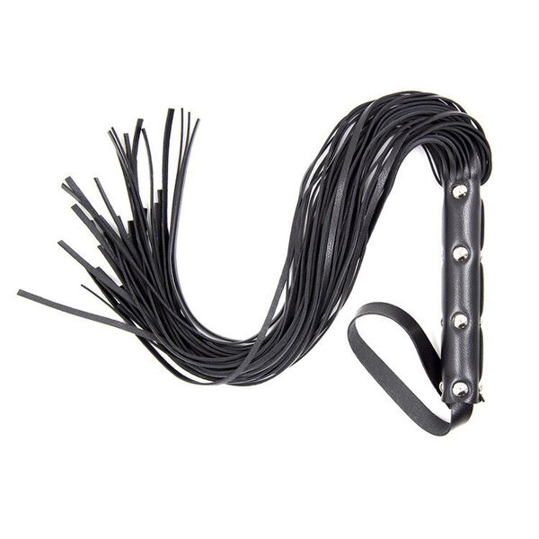 Флоггер черный DS Fetish Stud flogger black 292400107 фото