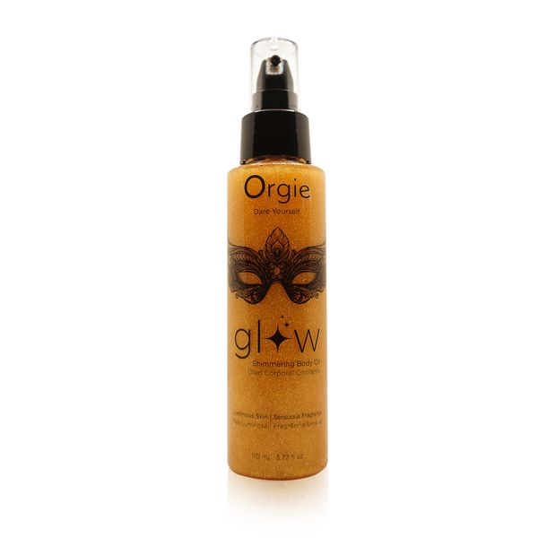 Błyszczyk do ciała o aromacie afrodyzjaku OLEJ Glow, 110 ml Orgie (Brazylia-Portugalia)