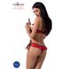 Комплект білизни CHERRY SET OpenBra red L/XL - Passion Exclusive: відкритий ліф, трусики-спідничка PS25507 фото 2 Safeyourlove