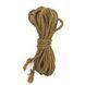 Джутова мотузка BDSM 8 метрів, 6 мм, бургунд, колір Gold SO5207 SafeYourLove