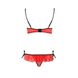 Комплект білизни CHERRY SET OpenBra red L/XL - Passion Exclusive: відкритий ліф, трусики-спідничка PS25507 фото 6 Safeyourlove