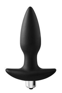 Dreamtoys FantASSstic korek analny z wibrującą kulką, czarny
