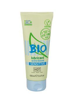 Hot Bio Lube Sensitive, organiczny lubrykant na bazie wody, 100 ml