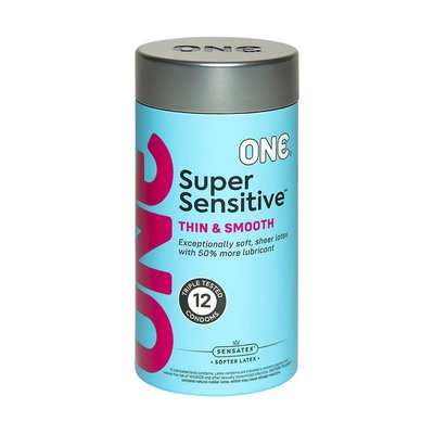 Упаковка 12шт ONE Super Sensitive UCIU000217 SafeYourLove