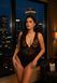 Passion EVALIE BODY body, kolor Black, rozmiar L