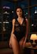 Passion EVALIE BODY body, kolor Black, rozmiar L