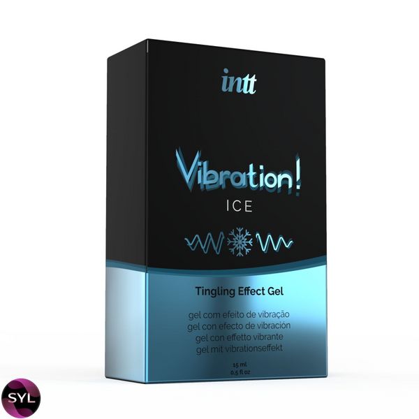 Рідкий вібратор Intt Vibration Ice (15 мл), густий гель, дуже незвичайний, діє до 30 хвилин SO2920 SafeYourLove