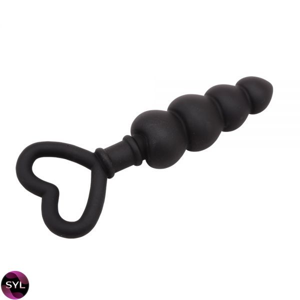 Анальний ланцюжок Black Mont Beaded Luv Probe, Черный CH80997 SafeYourLove