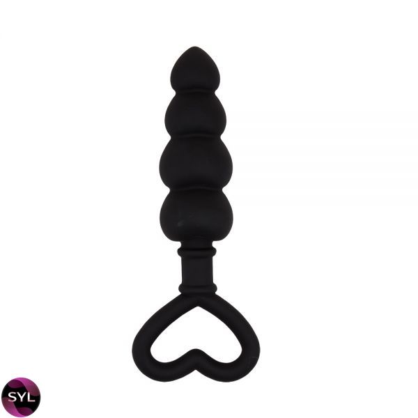 Анальний ланцюжок Black Mont Beaded Luv Probe, Черный CH80997 SafeYourLove