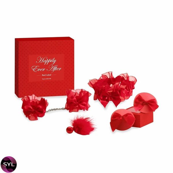 Подарунковий набір Bijoux Indiscrets Happily Ever After, Red Label, 4 аксесуари для задоволення SO8718 SafeYourLove