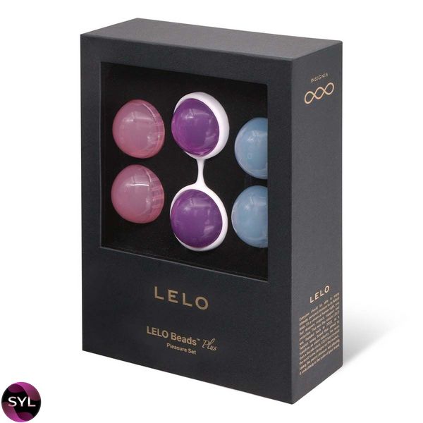 Набір вагінальних кульок LELO Beads Plus, діаметр 3,5 см, змінне навантаження 2х28, 2х37 та 2х60 г SO8084 SafeYourLove