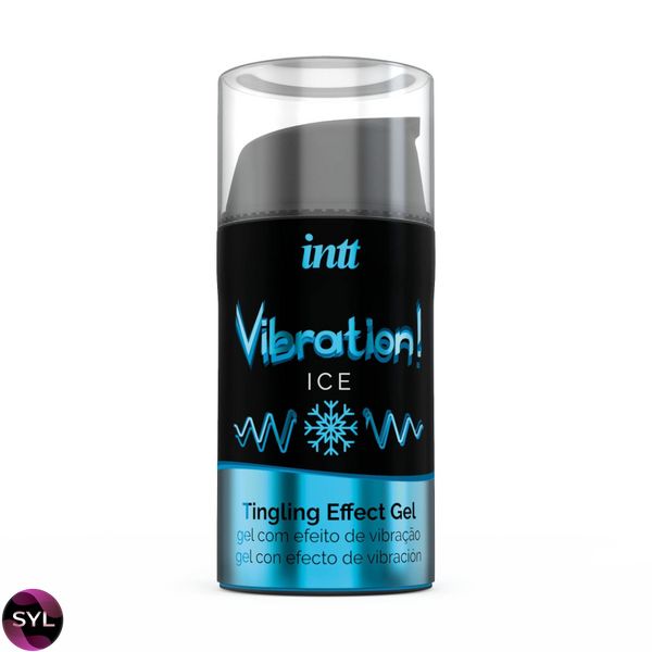 Рідкий вібратор Intt Vibration Ice (15 мл), густий гель, дуже незвичайний, діє до 30 хвилин SO2920 SafeYourLove