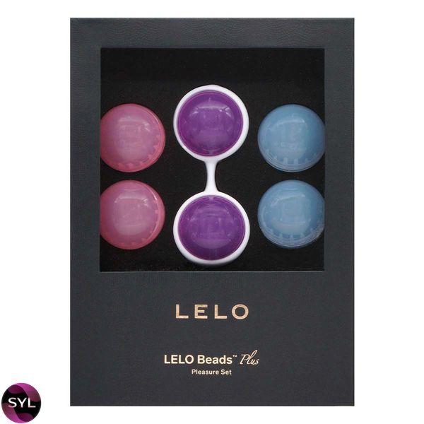 Набір вагінальних кульок LELO Beads Plus, діаметр 3,5 см, змінне навантаження 2х28, 2х37 та 2х60 г SO8084 SafeYourLove