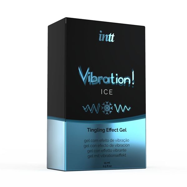 Wibrator w płynie Intt Vibration Ice (15 ml), gęsty żel, bardzo nietypowy, działa do 30 minut