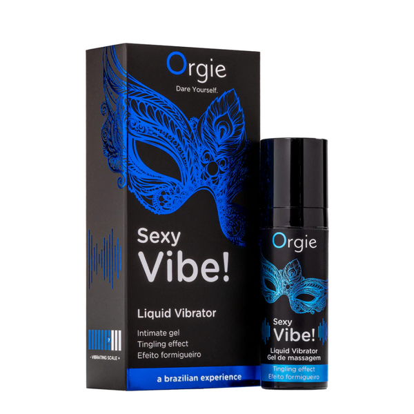 Wibrator w płynie SEXY VIBE dla wrażliwych, 15 ml ORGIE (Brazylia-Portugalia)