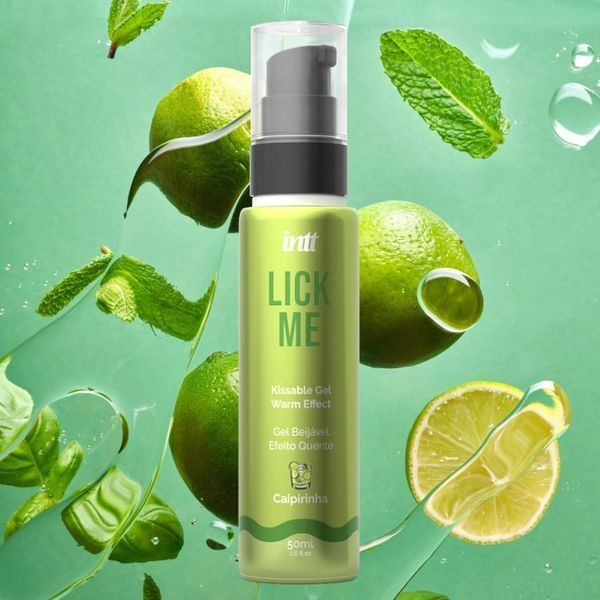 Оральний гель зі смаком кайпіріньї Intt Lick Me Caipirinha зі зігріваючим ефектом, 50 мл IN16301 SafeYourLove