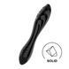 Стеклянный двойной фаллоимитатор Satisfyer Dazzling Crystal 1 для точки G черный EX42494 фото 1