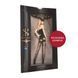 Ballerina's Secret stockings with fancy patterns and silicone lace, black, S/M