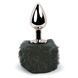 Anal plug FeelzToys - Bunny Tails Butt Plug, color Black