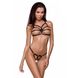 Трусики-стрінги зі стреп ARMANDA THONG black - Passion Exclusive PS26805 фото 1 Safeyourlove