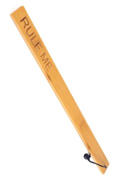 Падл Fetish Tentation — Paddle Rule Me Bamboo, упакований у ПЕ пакет SO7007 SafeYourLove