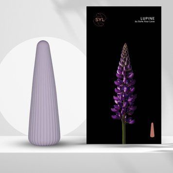 Вібратор SYL LUPINE &ndash; компактний провідник у світ насолоди, колір LILAC